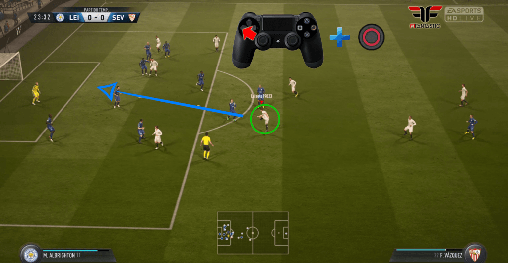 Marcar de long shot FIFA 17