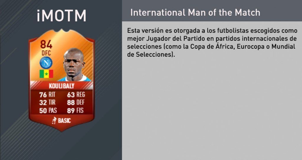 Tipos de cartas de FIFA 17 Ultimate Team