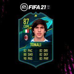 FIFA 21. Equipo para conseguir a Tonali Moments