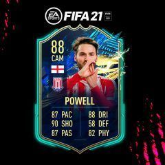 FIFA 21. Equipo para conseguir a Powell TOTS