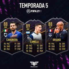 FIFA 21. Temporada 5: ¿Qué jugador Trasfondo elegir del nivel 30?