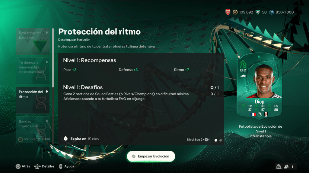 Evoluciones de FC 24 Ultimate Team