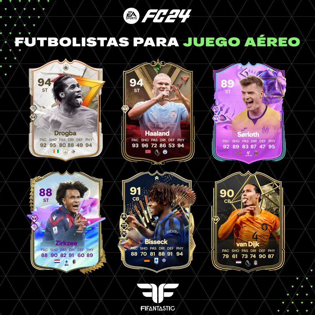 Los mejores futbolistas para el juego aéreo de FC 24 Ultimate Team