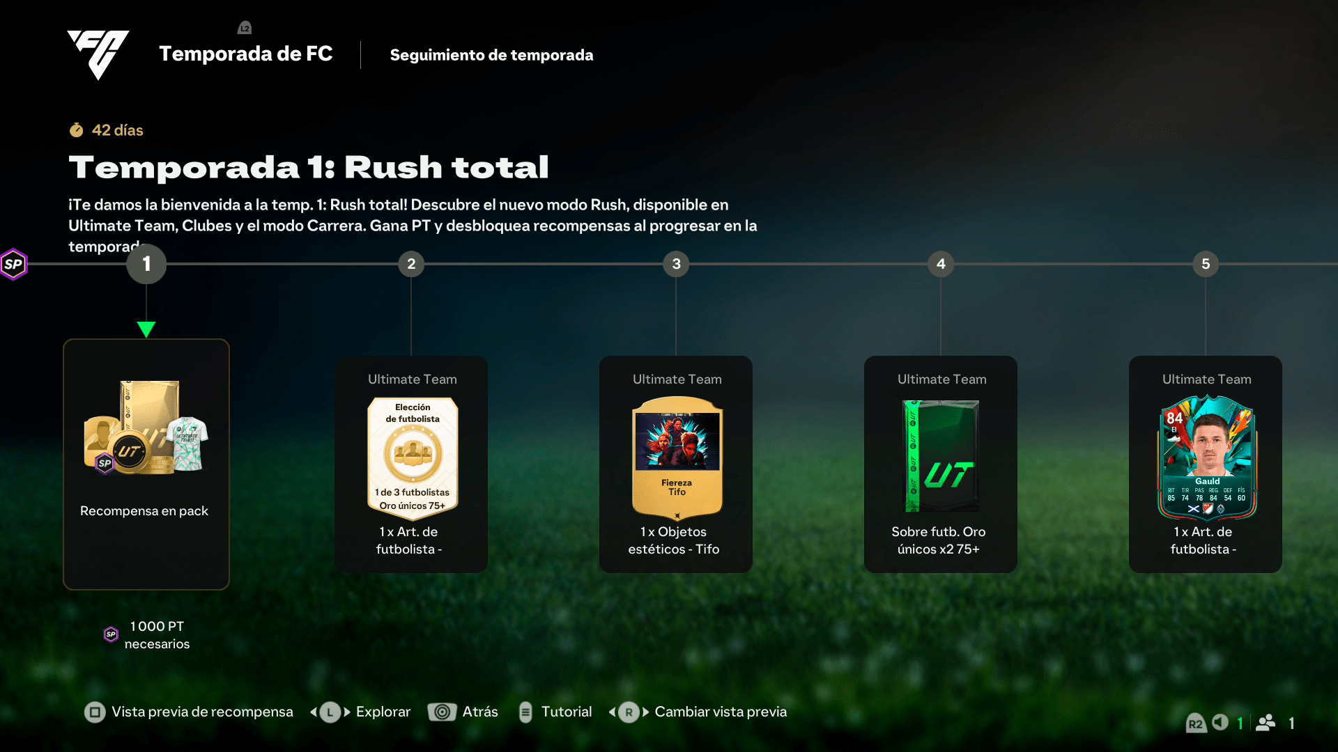 Temporada 1 de FC 25 Ultimate Team, Temporada 1 Rush total de FC 25 Ultimate Team