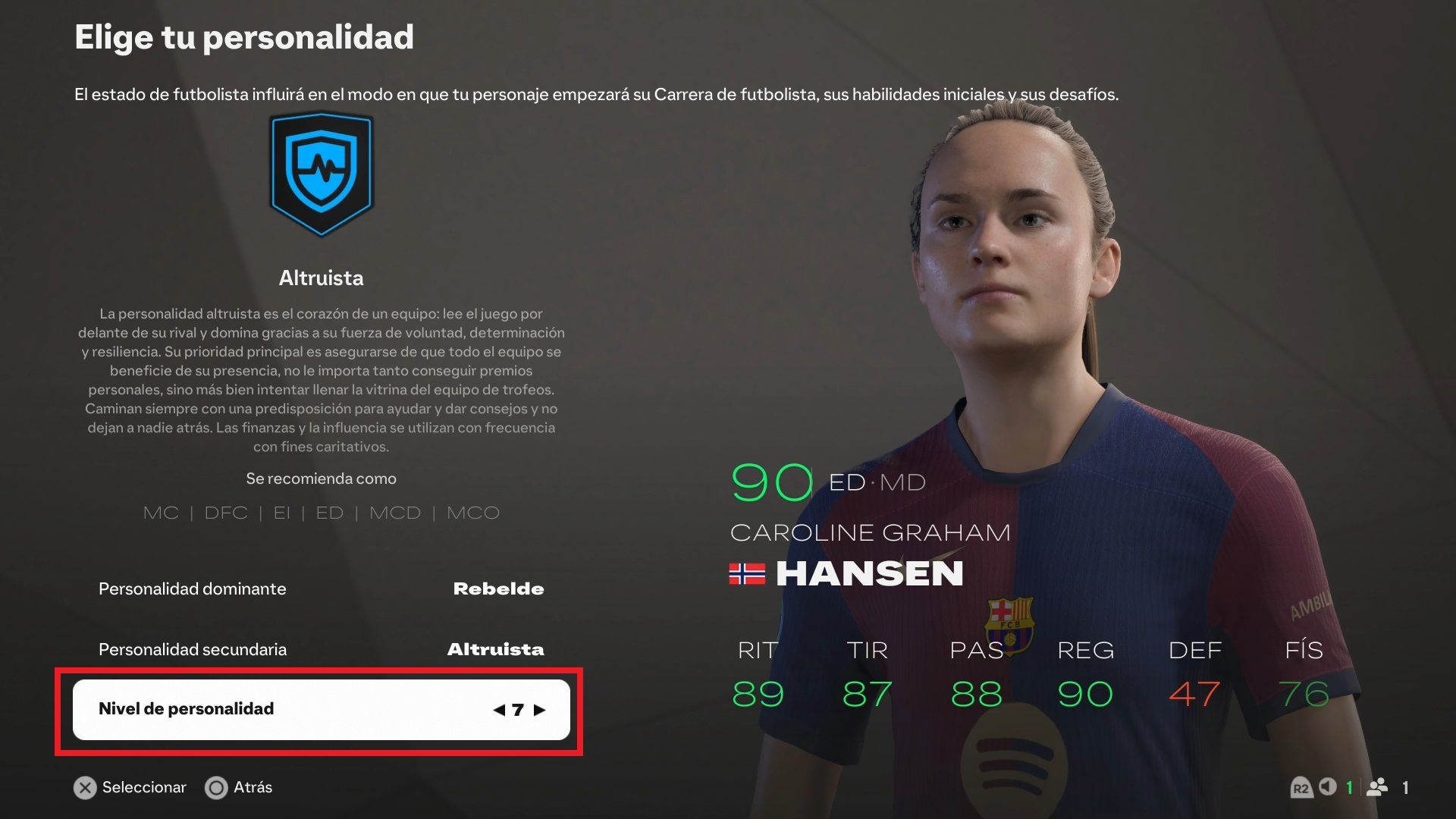 Objetivos Carrera de futbolista de FC 25