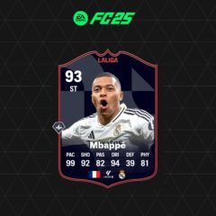 Medias y soluciones para Mbappé POTM en FC 25 Ultimate Team