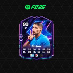 Medias y soluciones para el DCP de Luis Suárez Flashback en FC 25 Ultimate Team
