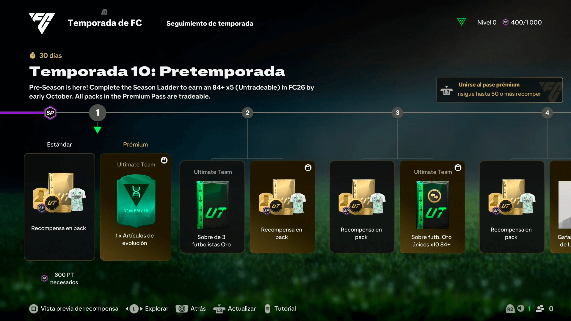 sobres gratis FC 26 Ultimate Team, free packs FC 26 Ultimate Team, recompensas pretemporada FC 26, preseason rewards FC 26, cómo conseguir sobres FC 26, how to get free packs FC 26, objetivos FC 25 para sobres FC 26, FC 25 objectives FC 26 packs