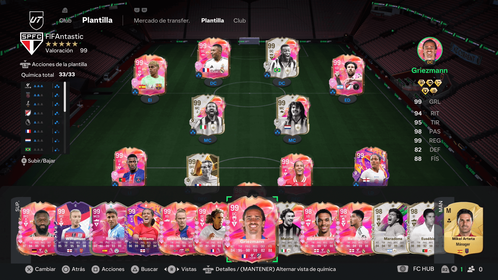 equipo 99 FC 25 Ultimate Team, 99 rated squad FC 25 Ultimate Team, mejor equipo FC 25 Ultimate Team, best team FC 25 Ultimate Team, equipo definitivo FC 25, ultimate squad FC 25, plantilla 99 FC 25, 99 squad FC 25