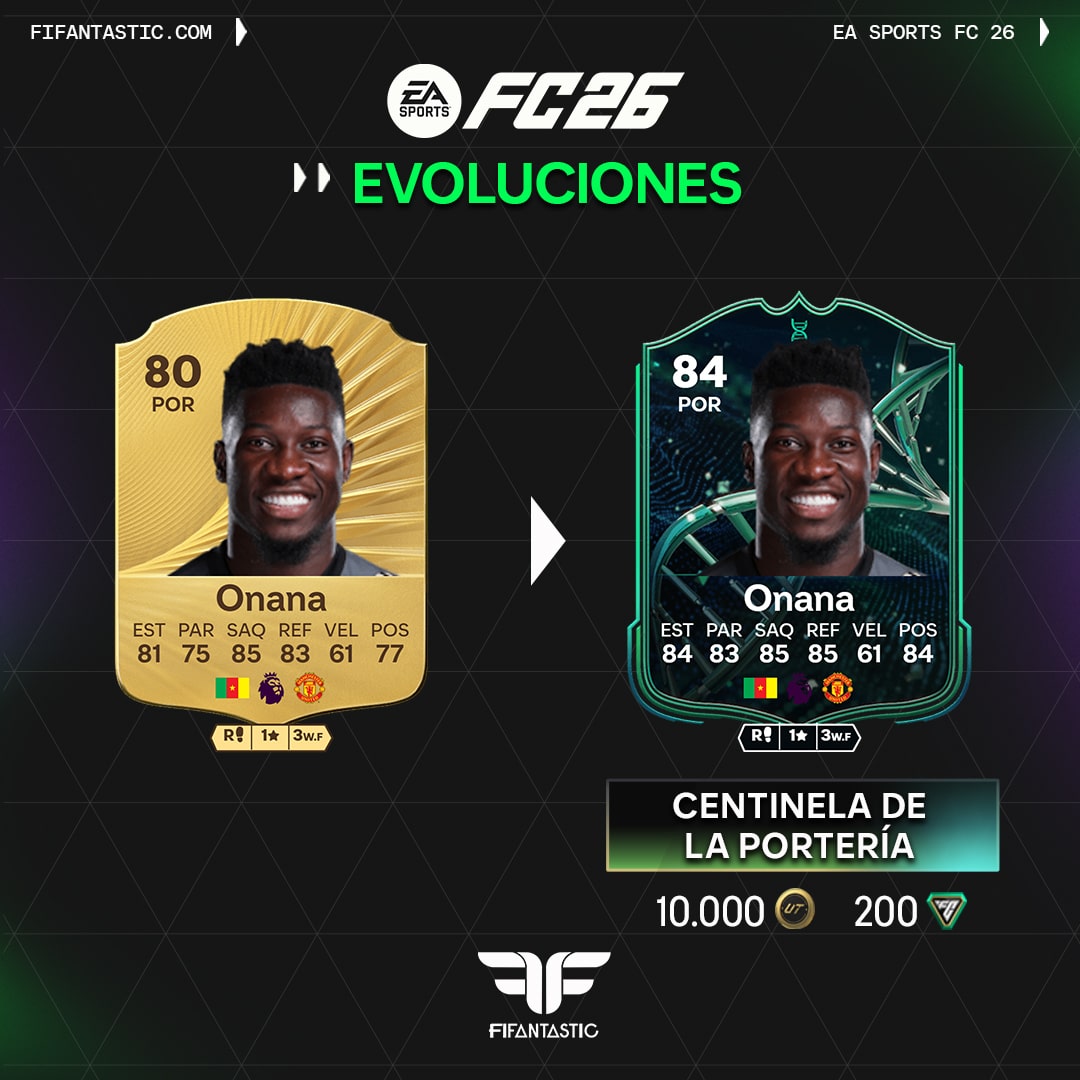 mejores porteros Centinela de la Portería FC 26, porteros para evolución FC 26, cheapest Centinela de la Portería evolution, best goalkeepers evolution FC 26, evolución porteros Ultimate Team FC 26
